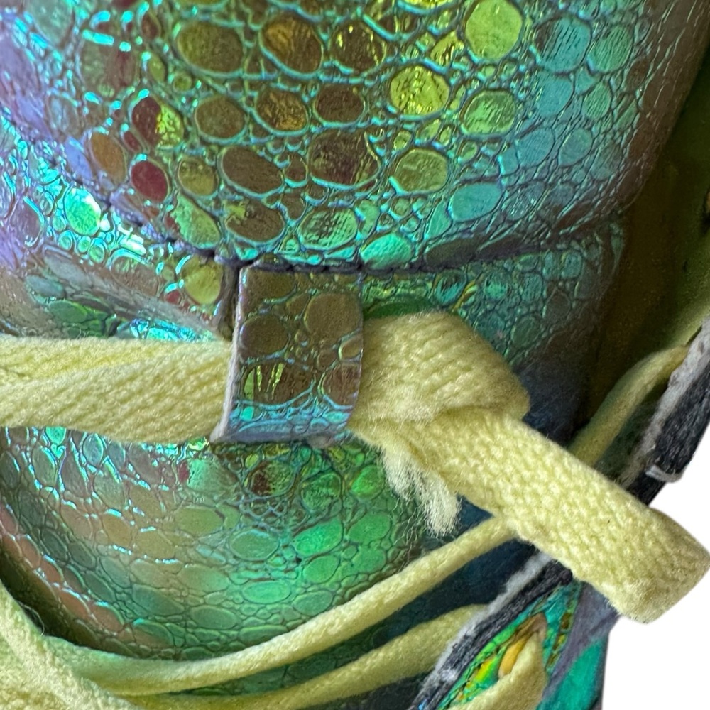 Adidas Jeremy Scott Iridescent Foil Sneakers | 7.5 MENS/ 8.5 WOMENS - UNISEX - Picture 8 of 12